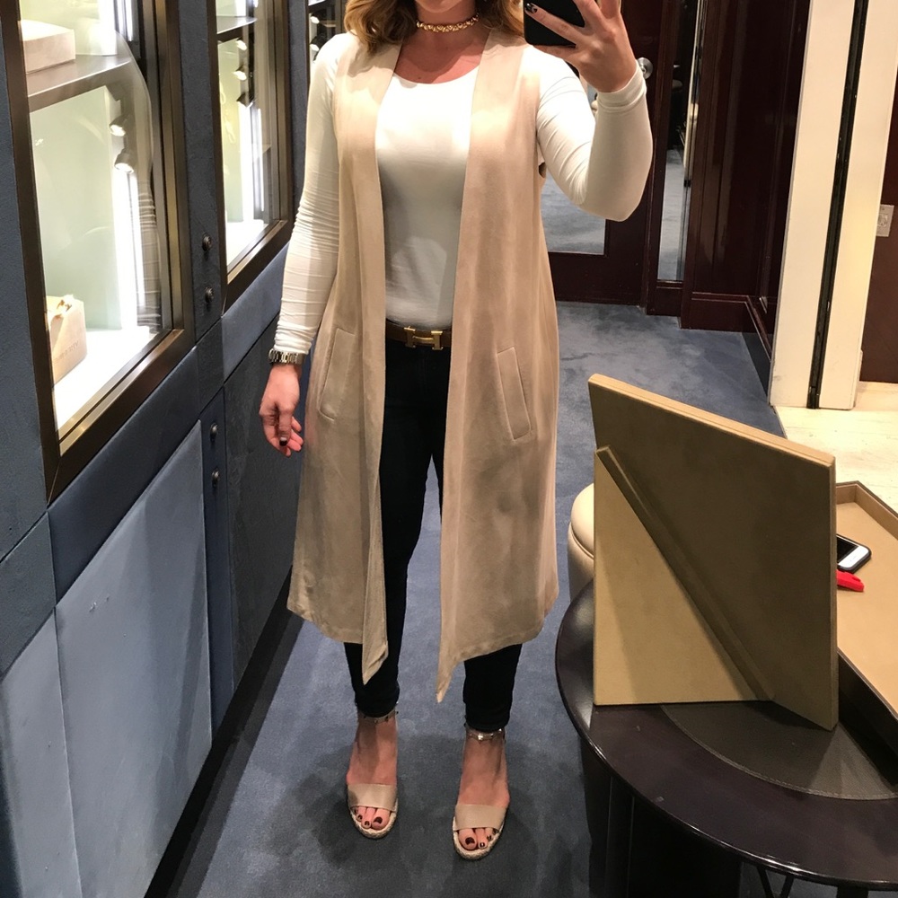 Zara rose quartz vest